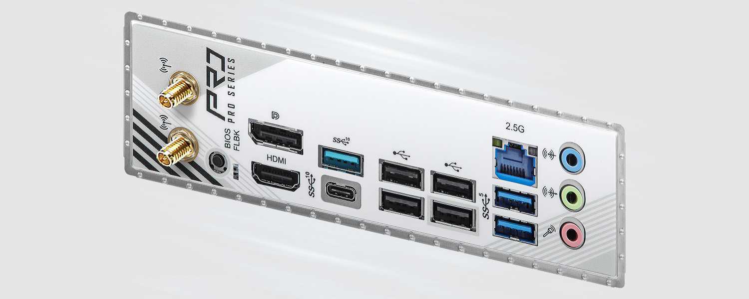 Pre-Installed IO Shield